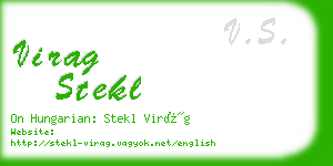 virag stekl business card